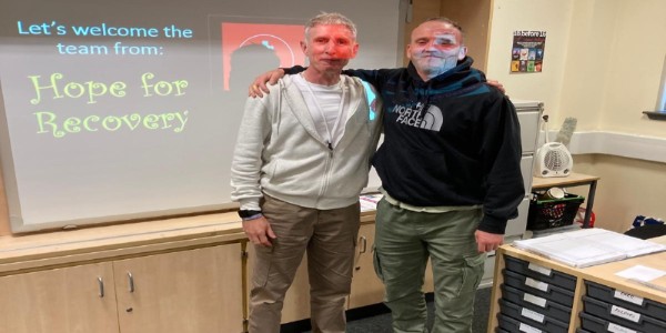 Students engaged in drug awareness workshop